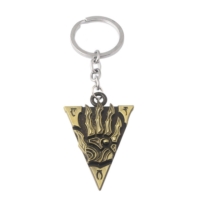 Morrowind Symbol Pendant Keychain Keyring in The Elder Scrolls Skyrim
